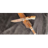 ЗОЛОТА ПЕРЛИНА ніж ручної роботи майстерні VIKTOR KNIVES, купити замовити в Україні, CPM® S125V™ в обкладинках нержавіючої сталі 95Х18, 64 HRC